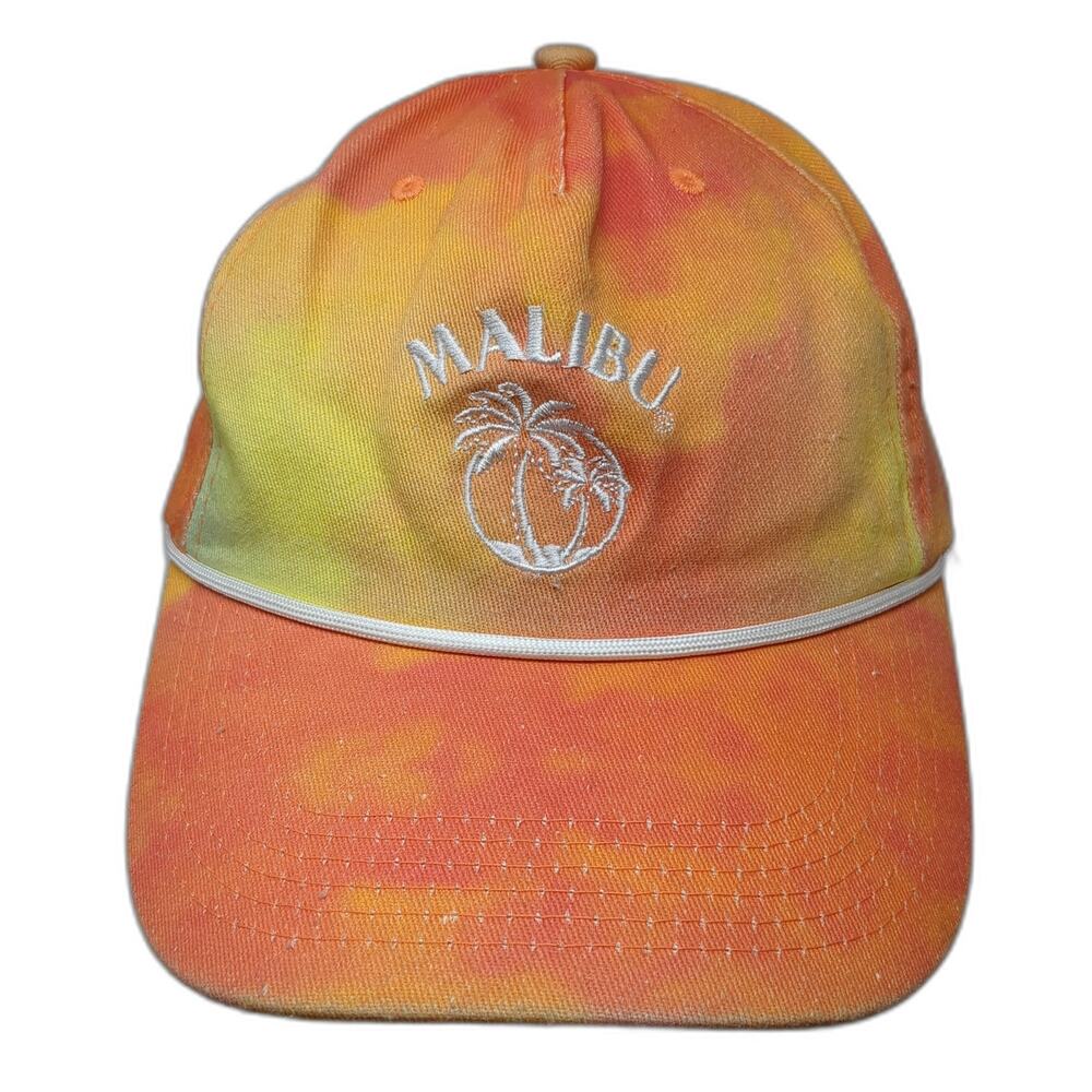 Malibu Snapback 5 Panel Cap Multi One Size Adjustable Embroidered Outdoor Rope